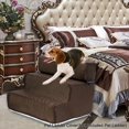 thumbnail image 2 of Pet Ladder Cover Detachable Comfortable Faux Leather Non-slip Dog Ramp Stairs Case For Puppy 1 Khaki, 2 of 5