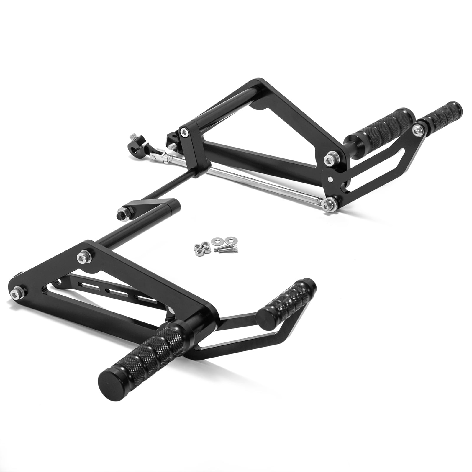 CNC Billet 10" Foot pegs Forward Control For Suzuki VS800 VS750 Intruder 800 750