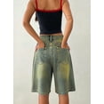 thumbnail image 5 of Apay Jeans for Women  5 Points Denim Shorts Y2K Vintage Street Style Casual and Versatilel  Regular Size, 5 of 6