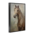 thumbnail image 3 of Stupell Industries Tan Horse Visage Animals & Insects Painting Black Framed Art Print Wall Art, 12 x 18, 3 of 9