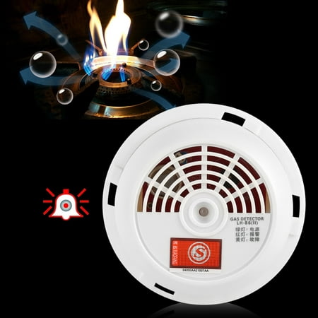 Gas Alarm,Ymiko Natural Gas Leak Alarm Warning Sensor Detector Home Security Tool with Indicator (Best Natural Gas Detector For Home Safety)