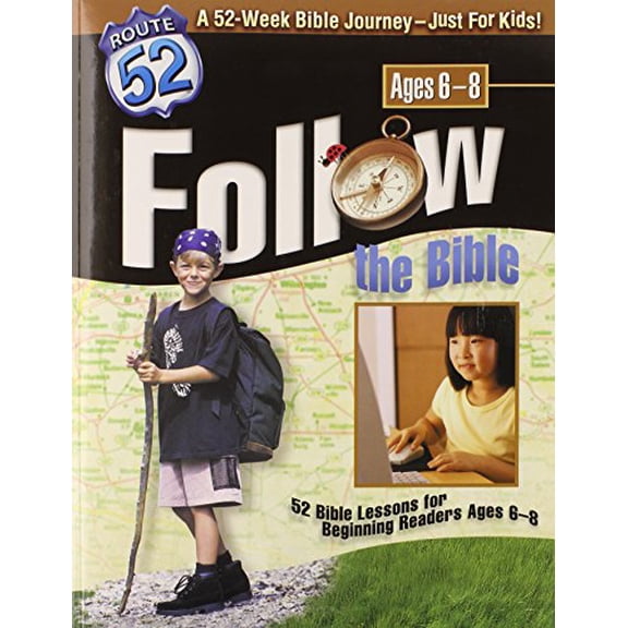Pre-Owned Follow the Bible: 52 Bible Lessons for Beginning Readers Ages 6-8 (Route 52) (Paperback) 0784713243 9780784713242