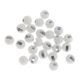 thumbnail image 5 of 25pcs Ranurado Mosca Tungsteno Atar Cabeza Ninfa Hundimiento Blanco, 5 of 9
