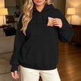 thumbnail image 6 of Bigetiay Snack Pouch Hoodie for Movie, Pet Dog Holder Carrier Sweatshirt, Kangaroo Pouch Hoodie with Large Pocket Pullover For Women Winter Clothes, Size XXL, 6 of 6