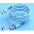 thumbnail image 1 of Silicone Charging Line USB TPE Data Transferring 5 2 4 Cable Charging Cord with Light for Android 1.5m, 1 of 1