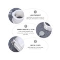 thumbnail image 1 of 4Pcs Durable Practical Flag Pole Parts Flagpole Mounting Rings Flag Fasteners Flag Pole Rings, 1 of 6