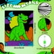 thumbnail image 3 of Pósteres para colorear Zhanmai Back to School Dinosaur con bolígrafos, 3 of 6