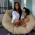 thumbnail image 4 of Classic Accessories Montlake Water-Resistant Papasan Cushion, 50 inch, Antique Beige, 4 of 12