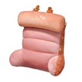 thumbnail image 2 of Almohada de respaldo de felpa, cojín de soporte de cintura, almohada de soporte de cintura transpirable, cojín de salón de respaldo para adultos Sunnimix almohada de lectura, 2 of 8