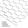 thumbnail image 4 of Unique Bargains 197' x 4' Chicken Wire Net Floral Wire Netting Hexagonal Mesh Galvanized Iron, Silver Tone, 4 of 5