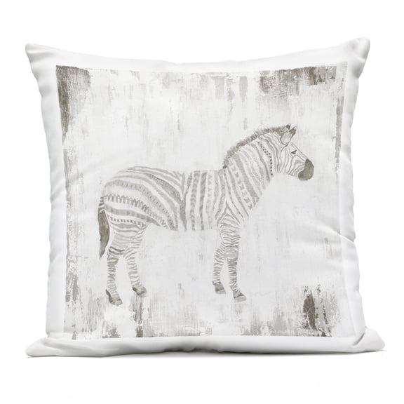 Stupell Industries Boho Striped Zebra Design by Janet Tava Outdoor Printed Pillow