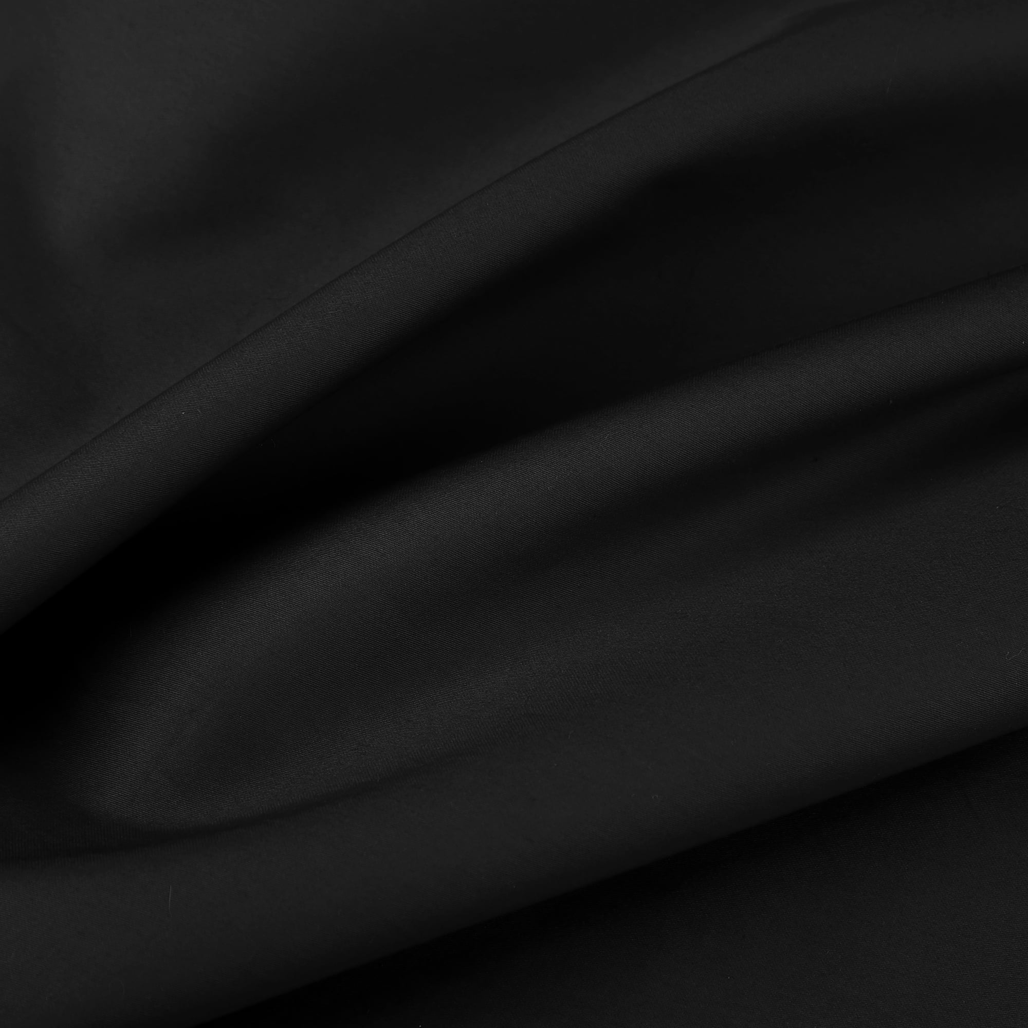 Unique Bargains Egyptian Cotton Zipper Long Body Pillow Cover Black 20" x 72"