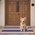 thumbnail image 4 of Dark Blue Christmas Reindeer and Donkey Pattern Door Rugs,Washable Non Slip Door Mats Indoor,Decorative Door Mats,Entry Mat Indoor for Entrance,Bedroom,Kitchen,Bathroom,16"x47", 4 of 6