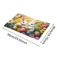 thumbnail image 3 of TIELUTT Easter Holiday Rug Colorful Bunny Egg Pattern Floor Mat for Home Party Indoor Outdoor Use Area Rugs under 50 Blanket Large Fuzzy Carpet Thick Carpet for Living Room Shag Rugs, 3 of 6