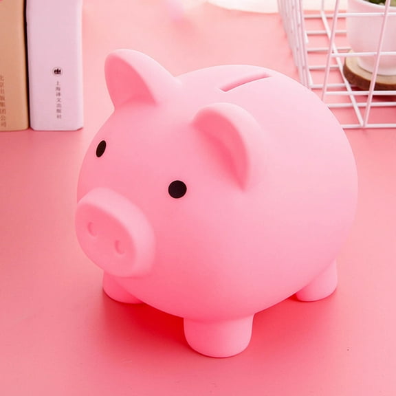 Pink Piggy Bank 6X5 Inch - Colorful Pink Finish, Playful Piggy Design, Easy-To-Use Coin Slot For Depositing And Small Change - For ’ Bedroom Decoration, Home Decor