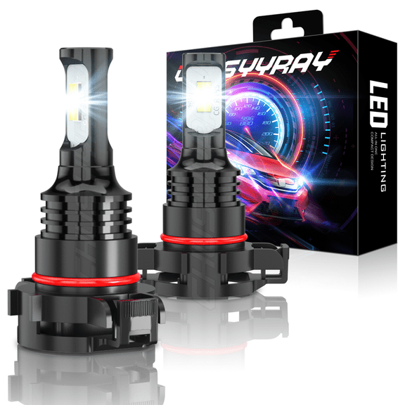 2X H16 5202 LED 6000k Super White Fog/Drivibg Light for Chevrolet Colorado 2015-2018