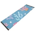 thumbnail image 2 of Pearls Corals Shells Cute Bedside Runner Rug 2'x 6' Non Slip Carpet Floor Mat Area Rug, 2 of 8