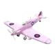 thumbnail image 2 of Kits de construcción de caza 1:48, avión DIY, regalo de cumpleaños, decoración de escritorio para niños, adorno para adultos, rompecabezas 3D, modelo rosa, 2 of 8