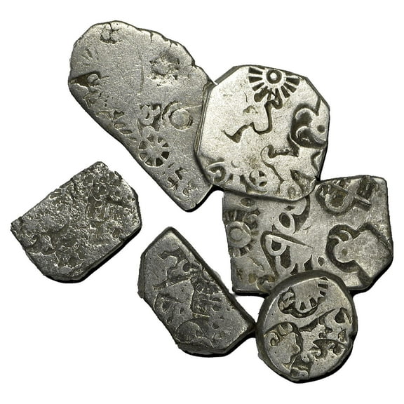 Mauryan Empire Silver Karshapana (322-185 BC) Fine