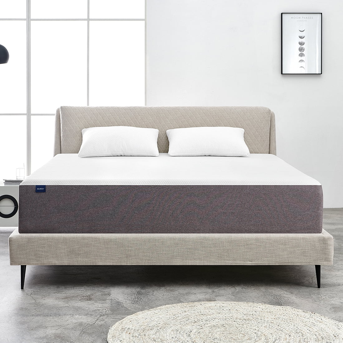 Buy Queen Mattress, Molblly 10 Inch CoolingGel Memory Foam Mattress in