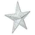 thumbnail image 5 of VHC Brands Patriotic Faceted Metal Star Galvanized Wall Hanging w/Pocket 12x12, Independence Day Decor, American Star with display pocket, Distressed Appearance Wall Hanging, Star Shape, Grey, 5 of 6