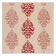 thumbnail image 3 of Safavieh Courtyard Jenny Medallion Indoor/Outdoor Area Rug, Natural/Red, 7'10" x 7'10" Square, 3 of 10