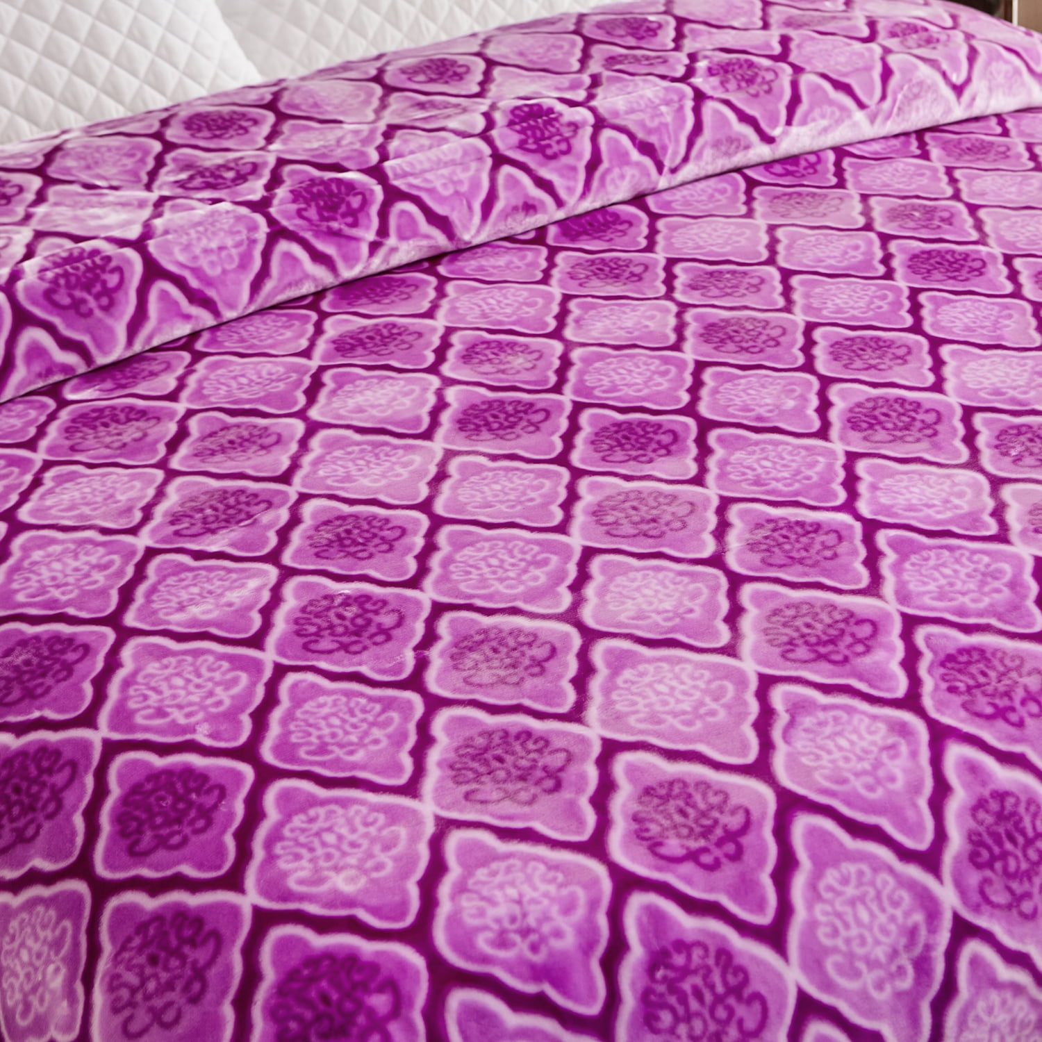 NC Thick Fleece Blanket King Size,10.5lbs 2 Ply Heavy Thick Warm Mink Bed Blanket for Winter, 87"x94"