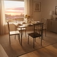 thumbnail image 4 of Comedor Agatha Minimalista de Acero Para 4 Personas, 4 of 7