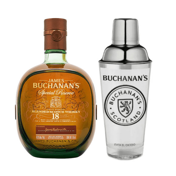 Whisky Buchanans 18 Años 750 Ml + Shaker Buchanans
