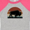 thumbnail image 4 of Inktastic Buffalo Retro Sunset Bison Boys or Girls Baby Bodysuit, 4 of 5