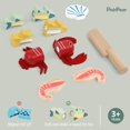 thumbnail image 5 of Juego Alimentos Madera PairPear Mariscos U15008, 5 of 5