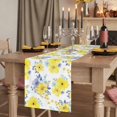 thumbnail image 2 of Table Runners 72 Inches Long Dress Scarves, Yellow Watercolor Floral Farmhouse Kitchen/Dining Table Runner, Coffee Tablerunners, Spring Flower Abstract Art 14x72 Inch, 2 of 9