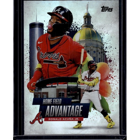 2025 Topps Home Field Advantage Ronald Acuña Jr. #HA-2 Atlanta Braves MLB Baseball Trading Card
