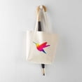 thumbnail image 6 of CafePress - Rainbow Hummingbird Tote Bag - Unisex Canvas Tote Bag, Beige, 1-Piece, 6 of 8