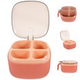thumbnail image 1 of CRILSTYLEO Solución De Almacenamiento Para Especias En Cocina Con Cuatro Compartimentos Rosa, 1 of 8