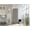 Light Gray Particle Board, variant on Storage Cabinet Pipestone, Double Door, Black Wengue Finish