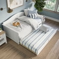 thumbnail image 5 of AFI Nantucket Wood Twin Size Daybed Frame with Twin Trundle White, 5 of 16