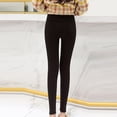 thumbnail image 5 of Gibobby Pantalones de invierno para mujeres Pantalones de lana para mujer, pantalones de cintura alta a la para embarazadas, mallas cómodas, pantalones(Negro,XG), 5 of 5