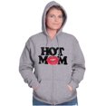 thumbnail image 3 of Hot Mom Funny Best Cool Mothers Day Zip Hoodie Sweatshirt Women Brisco Brands S, 3 of 6
