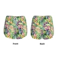 thumbnail image 4 of Disketp Blooming Cactus Print Women's Shorts Workout Shorts for Athletic Gym Running Shorts with Phone Pockets Large, 4 of 8