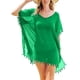 thumbnail image 3 of Ropa de playa para mujer Vestido de gasa con borlas Traje de baño Top a prueba de sol, Verde Eigraketly AP002175-03, 3 of 5