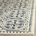 thumbnail image 5 of SAFAVIEH Cambridge Leslie Geometric Wool Area Rug, Navy Blue/Ivory, 8' x 10', 5 of 11