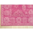 thumbnail image 5 of EORC Pink Hand-Tufted Wool Traditional Overdyed Rug, 7'9 x 9'9, 5 of 5
