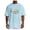 C144/Light Blue695, variant on Men'S T-Shirts Trumpet Pattern Short Sleeve Crew Neck Loose Fit Soft Breathable for Summer Beach Lounging Versatile Tee,Army Green,L