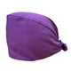 thumbnail image 2 of Gorro unisex de , gorro de trabajo , enfermera y chef - Púrpura BLESIY sombreros de trabajo para hombres mujeres, 2 of 8