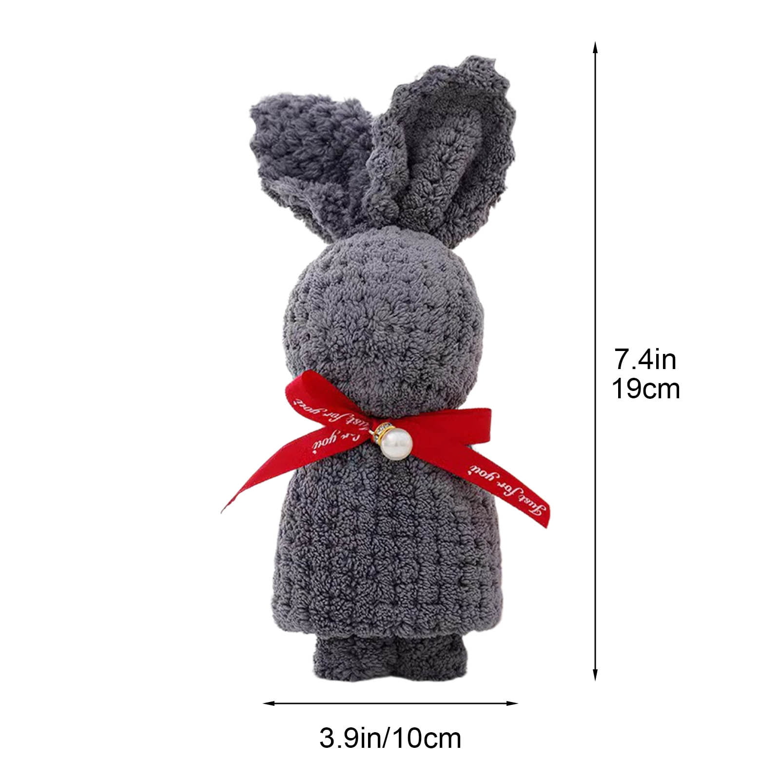 Serviette en Tricot Chaîne Ananas Cadeau de Retour avec Lapin