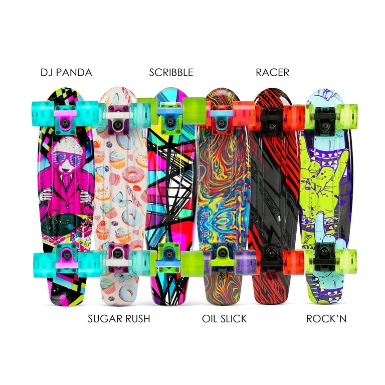 Madd Gear Retro Skateboard - 22 PP Deck - ABEC-9 Bearings