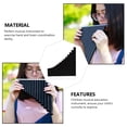 thumbnail image 3 of MLINS 1 Set Portable Pan Flute C Key Pan Musical Instrument for Beginners (Black), 3 of 8