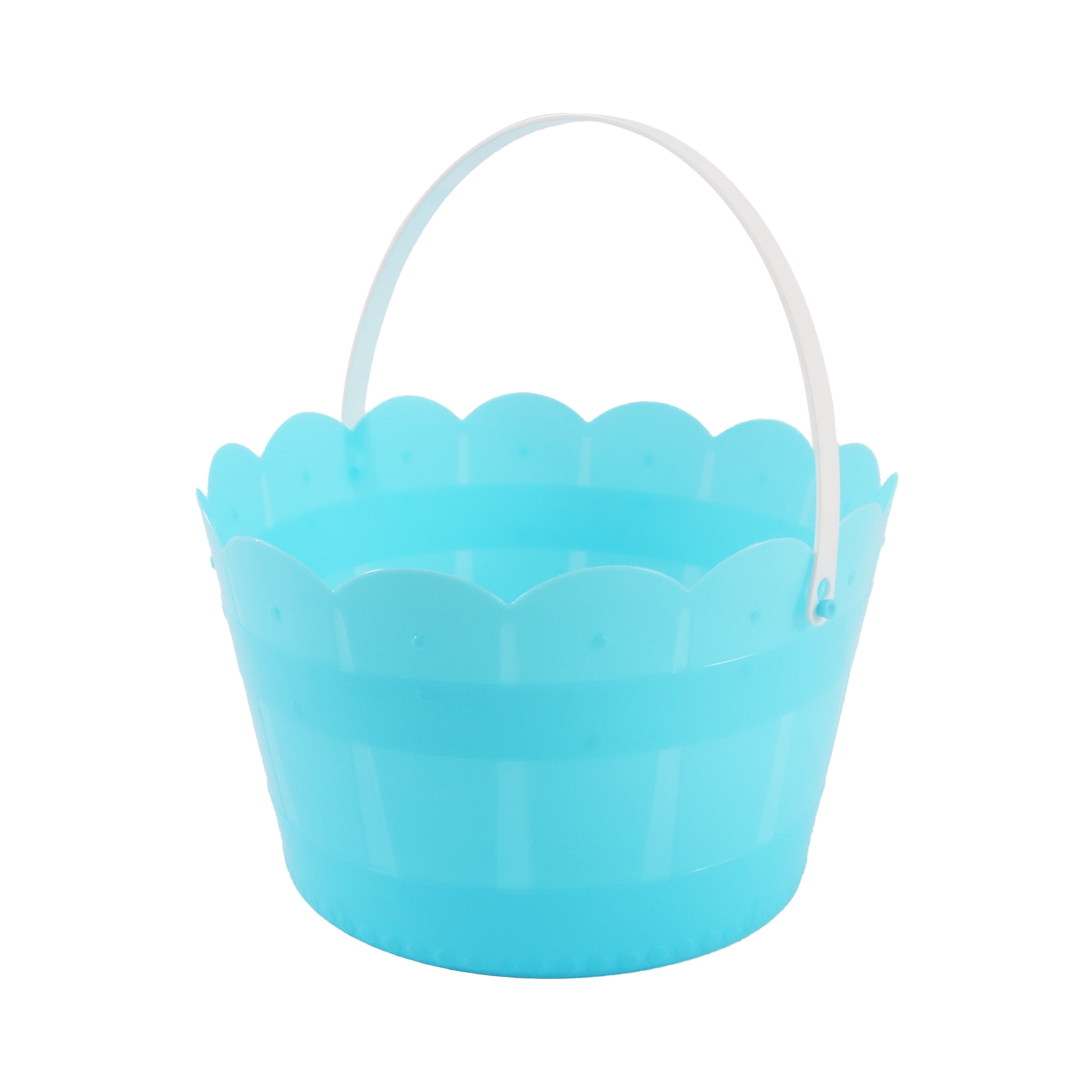 Way to Celebrate! Basket Scallop Rim, Blue, PP, Novelty, Easter