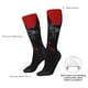thumbnail image 4 of Balery Black Dog Red Background Calcetines novedosos Calcetines deportivos Calcetines hasta la rodilla Calcetines de algodón Calcetines originales y geniales, 4 of 6